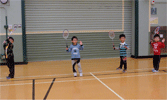 child badminton